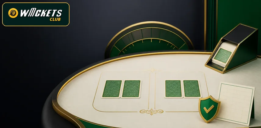 ব্যাকারাট খেলায় Player, Banker, Tie ও রাউন্ডের ফল বোঝার ধারণামূলক দৃশ্য